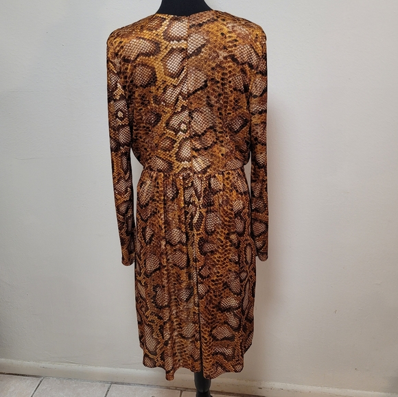 Altuzarra x Target Snake Print Knee Length Dress Size 14 - Picture 5 of 8